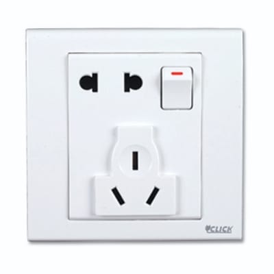Picture of CLICK-TULIP-Multi Socket With Switch,13A