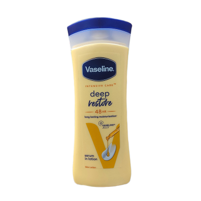 Picture of Vaseline Intensive Care Deep Restore 24h Long Lasting Moisturization Lotion for Men & Women -  400ml (India)