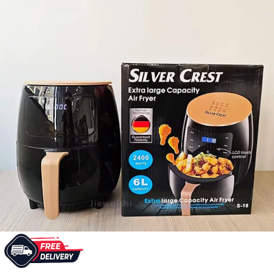Picture of 2400 Watt Silver Crest Air Fryer Digital Electric Deep Fryers Industrial Silver Crest Air Fryer