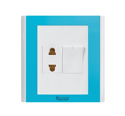 Picture of CLICK-IRISH-2 Pin Socket With Switch,10A