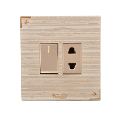 Buy Click Daisy 2 Pin Socket With Switch  Online at Best Price In Bangladesh