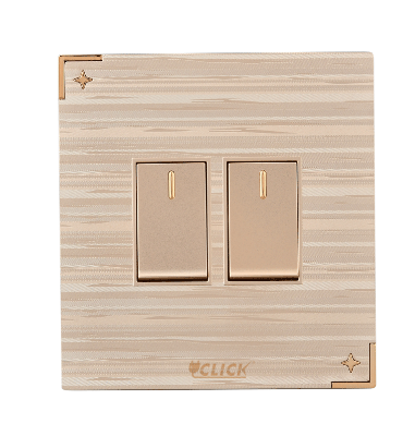 Buy Click Daisy 2 Gang 1 Way Switch, 16A Online at Best Price In Bangladesh