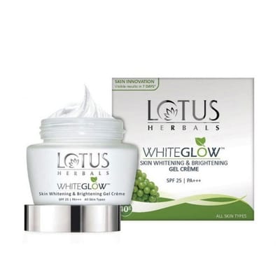 Picture of Lotus Herbals WHITEGLOW Skin Whitening & Brigntening Gel Creme SPF-25 PA+++ 35g (India)