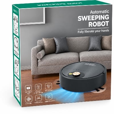 Picture of Household Sweeping Robot Intelligent Cleaning Machine 3-in-1 Vacuum Cleaner