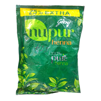 Picture of Nupur Henna Natural Mehndi Powder for Silky Shiny Hair - 150g (India)