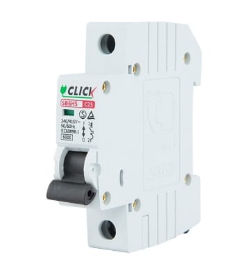 Buy Click MCB Circuit Breaker 1P_6A_6K at Best Price In Bangladesh