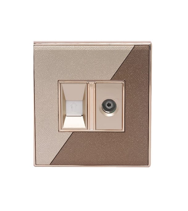Buy Click Marigold TV & Telephone Socket Online at Best Price