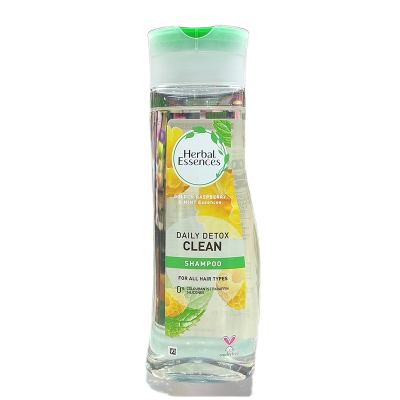 Picture of Herbal Essences Daily Detox Clean Shampoo with Golden Raspberry & Mint Essences for All Hair Types - 400ml (UK)