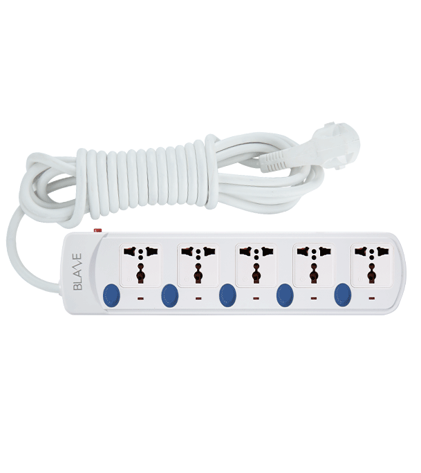 Buy Blaze EASY MultiPlug 5 Socket 2 Pin 3 Yard Online at Best Price
