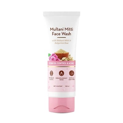 Picture of Mamaearth Multani Mitti Facewash for Acne & Oil Control  - 100ml  (India)