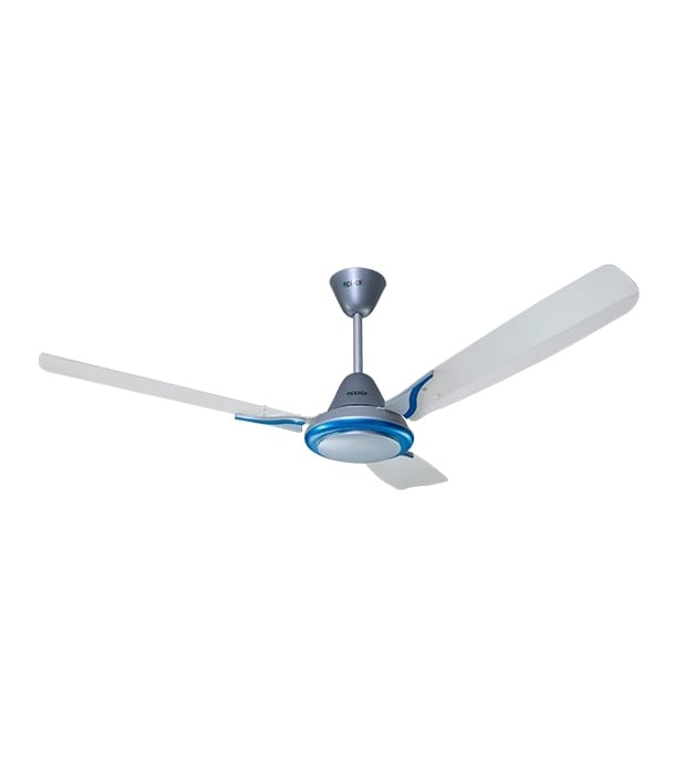 Buy CLICK Camellia Ceiling Fan 56" Silver Blue Online at Best Price