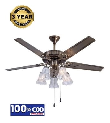 Picture of VISION Elite Ceiling  Fan 51'' 5 Blade Decorative 