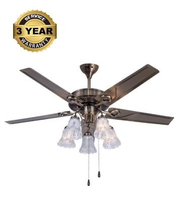 Picture of VISION Elite Ceiling  Fan 51'' 5 Blade Decorative 