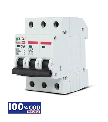 Picture of Click Circuit Breaker MCB 3P 63A C 6KA