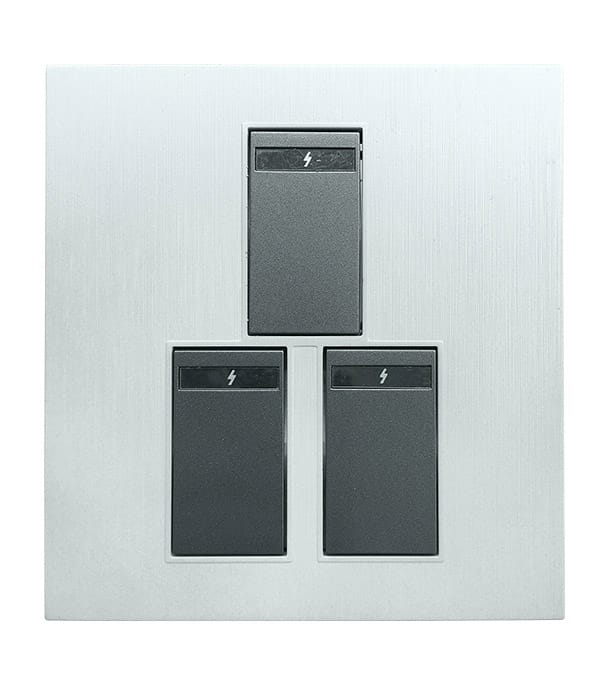 Buy Blaze Crown 3 Gang 1 Way Switch Online at Best Price