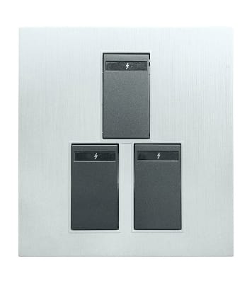 Buy Blaze Crown 3 Gang 1 Way Switch Online at Best Price