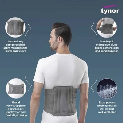 Picture of Tynor Lumbar Corset (Contoured L.S. Support) | Professional Grade Back Pain Relief
