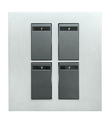 Buy Blaze Crown 4 Gang 1 Way Switch Online at Best Price