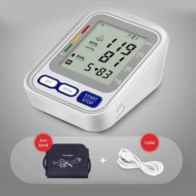 Picture of Silvia Upper Arm Blood Pressure Monitor Electric Automatic Tonometer Heart Pulse Rate Monitor