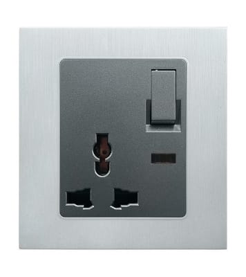 Buy Blaze Crown 3 Pin Universal Socket With Switch 13A Online at Best Price