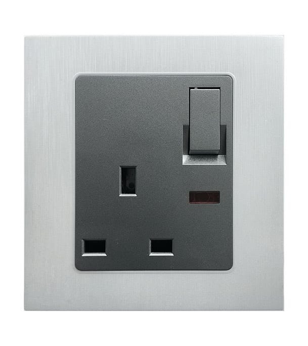 Buy Blaze Crown 3 Pin Flat Socket With Switch 13A Online at Best Price