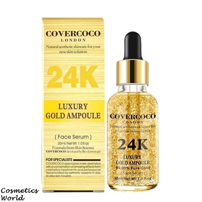 Picture of 24K Gold Luxury Covercoco Essence Liquid Moisturizing Anti Aging Serum Nicotinamide Brightening Face Serum - 30ml