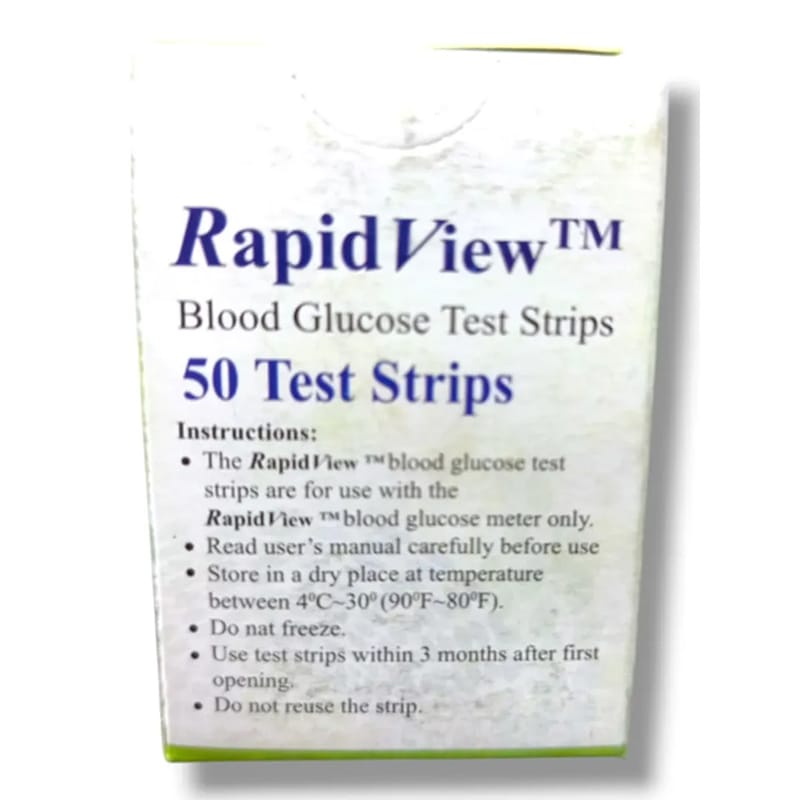 Picture of Rapid view blood glucose test strip 50 PCS