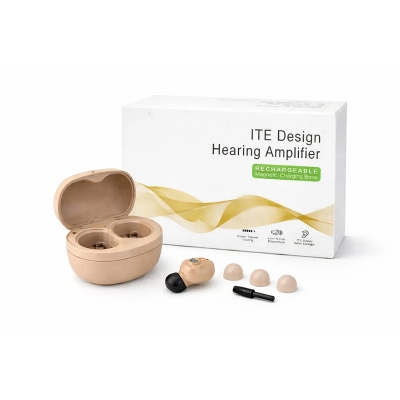 Picture of ITE Design Rechargeable Hearing Amplifier – Advanced Sound Clarity & Comfort