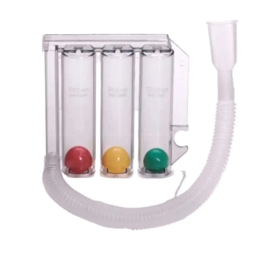 Picture of Deep Breathing Lung Exerciser | 3-Chamber Incentive Spirometer for Respiratory Health
