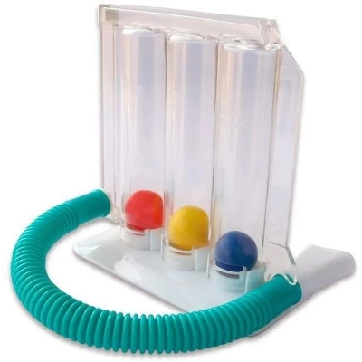 Picture of Deep Breathing Lung Exerciser | 3-Chamber Incentive Spirometer for Respiratory Health
