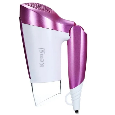 Picture of Kemey KM6833 Cool and Hot Electric Foldable Hair Dryer for Women - Hair Dryer