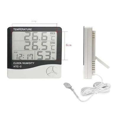 Picture of HTC-2 Digital Large Screen Thermo-Hygrometer – Indoor/Outdoor Temperature & Humidity Meter