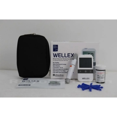 Picture of GLUOSE METER WELLEX BRAND WITH (25 Piece strip free)