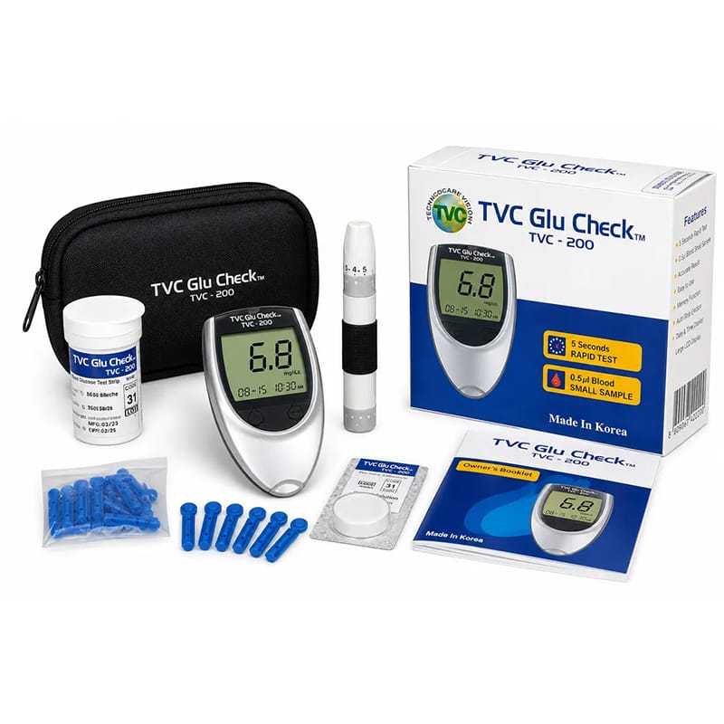 Picture of TVC Glu Check TVC-200 Blood Glucose Monitoring System