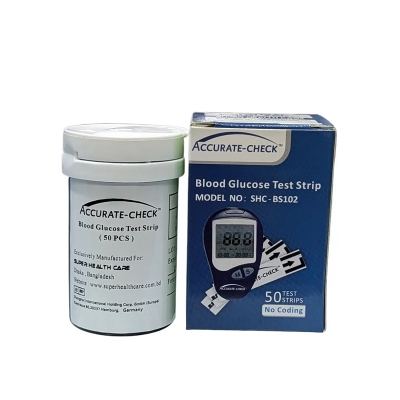 Picture of Accurate Check Blood Glucose Test Strips (50 Pack)