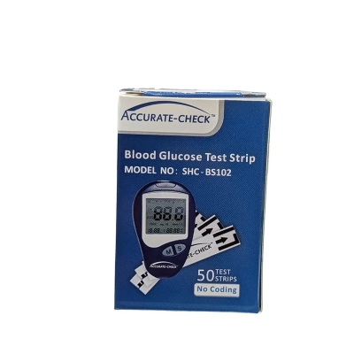 Picture of Accurate Check Blood Glucose Test Strips (50 Pack)