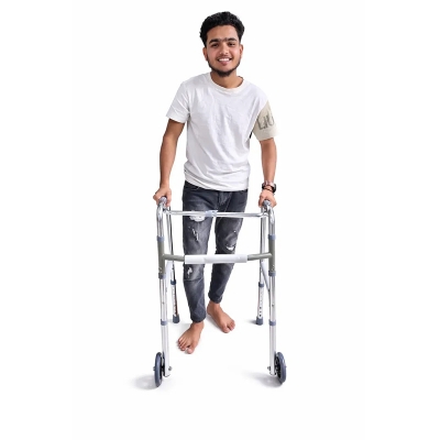 Picture of Premium Adjustable Walking Frame with Wheels