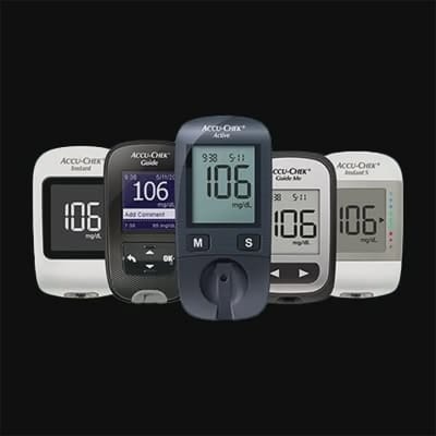 Picture of Accu Chek Active Glucose Monitor with Free 10 Strips Glucose meter