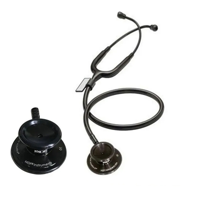 Picture of MDF® Acoustica® Deluxe Lightweight Dual Head Stethoscope – All Black Edition
