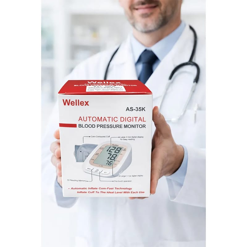 Picture of Wellex AS-35K Automatic Digital Blood Pressure Monitor – Precision Health Tracking