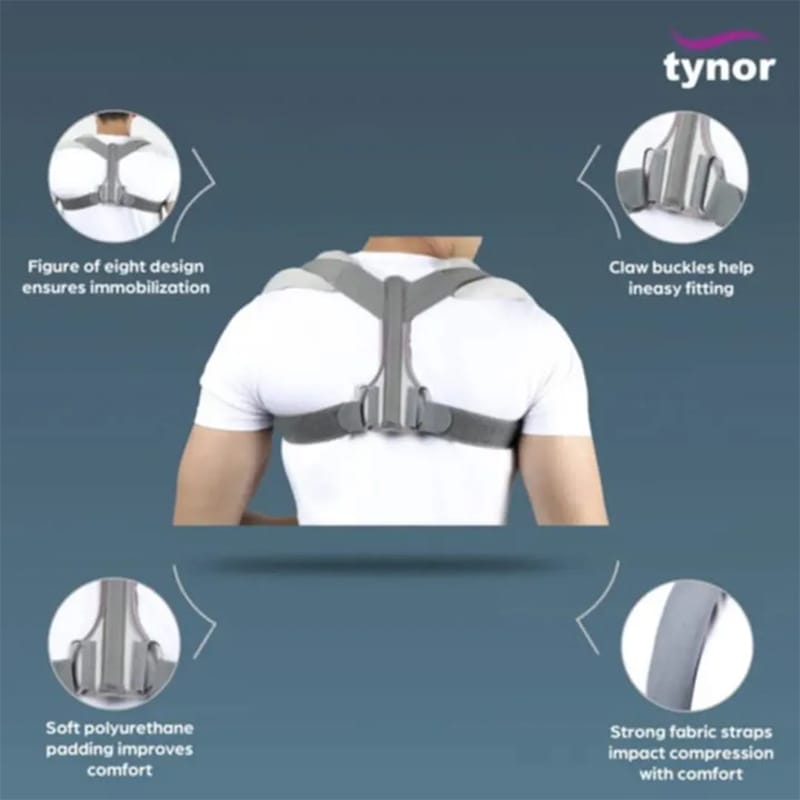 Picture of Tynor Clavicle Brace With Buckle (Immobilization, Comfort, Easy Application)