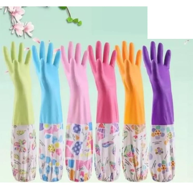 Picture of High-Quality Multicolor Silicone Kitchen Gloves – 1 Pair