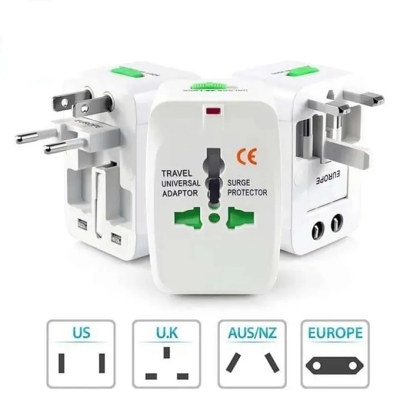 Picture of Universal International All in 1 Travel Adapter Multi Plug Power Socket UK/US/AU/EU/CA converter