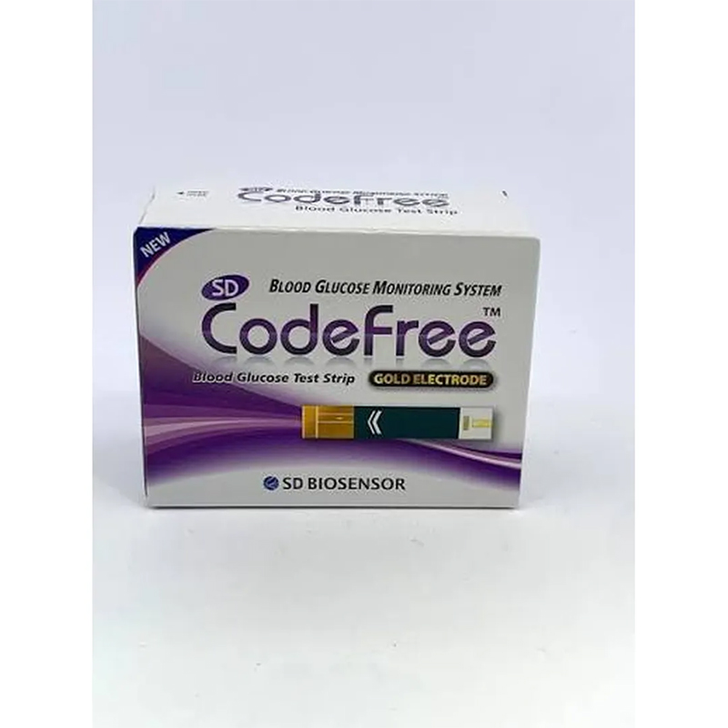 Picture of SD Codefree Blood Glucose Test Strips – 50 Pieces (25 x 2) Value Pack