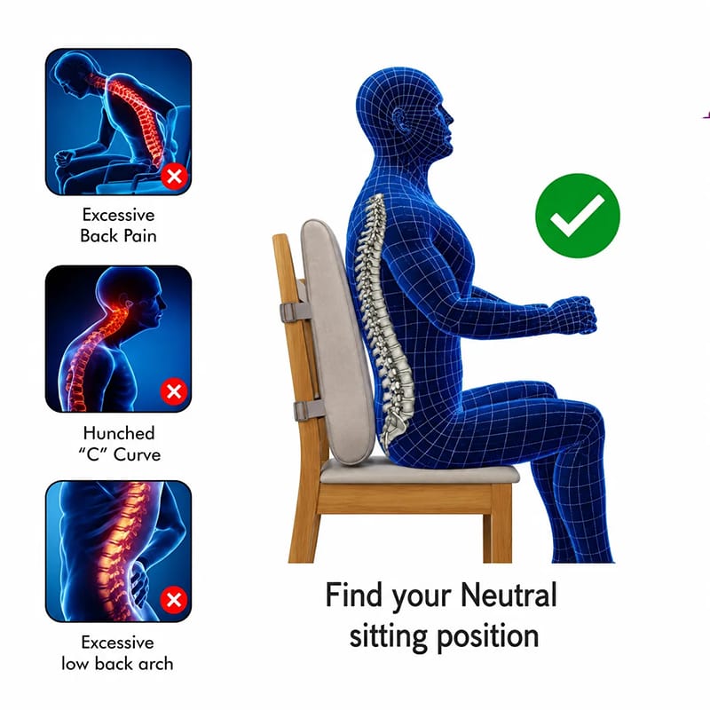 Picture of Tynor Back Rest support for back pain (India) Back Pain Relief-Universal