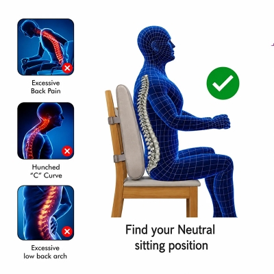 Picture of Tynor Back Rest support for back pain (India) Back Pain Relief-Universal