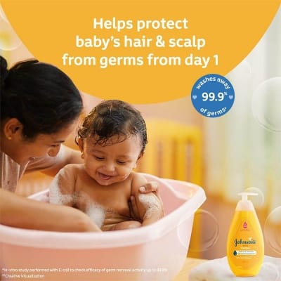 Picture of Johnsons Baby Shampoo For Babys Hair Mild On Eyes 100ml A Gentle No More Tears Formula Daily Care Use