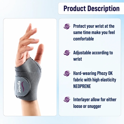 Picture of Tynor Wrist support Brace with Thumb Pain Relief