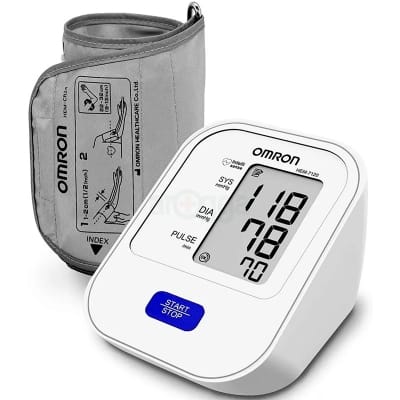 Picture of OMRON Digital Blood Pressure Machine -(HEM 7120) pulse monitor Electric Blood Pressure Monitor-White