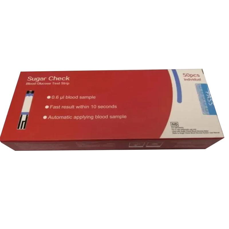 Picture of Sugar Check Blood Glucose Test Strips 50 Pcs Individual Diabetics Test Strips-50pcs